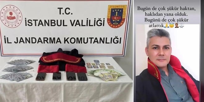 Hakim k�l���nda milyonluk vurgun. E�i bile hakim san�yormu� - Son Dakika Haber