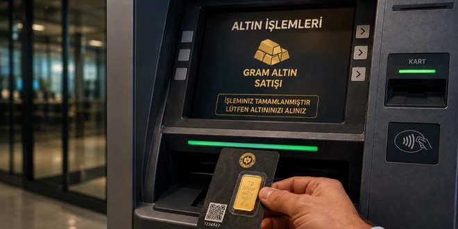 ATM'lerde sertifikal� gram alt�n sat��� ba�lad�!