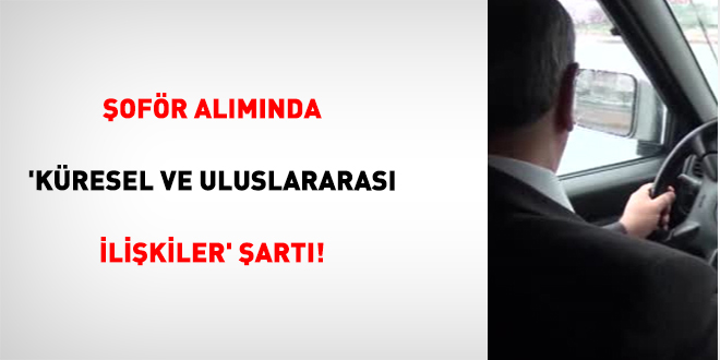 �of�r al�m�nda 'k�resel ve uluslararas� ili�kiler' �art�! - Son Dakika Haber