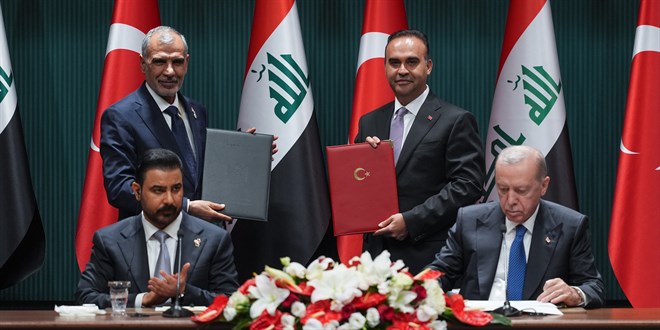 T�rkiye ile Irak aras�nda 5 anla�ma imzaland� - Son Dakika Haber