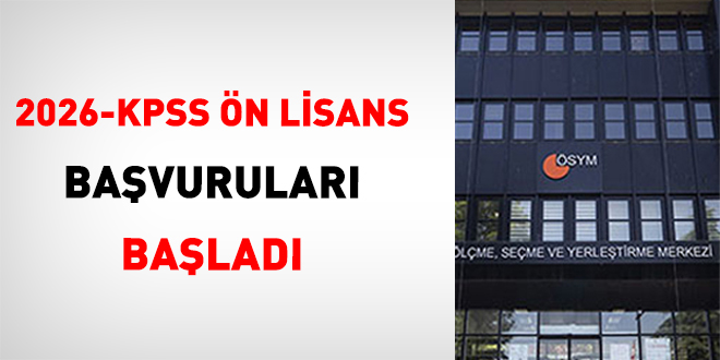 2026-KPSS �n Lisans ba�vurular� ba�lad�