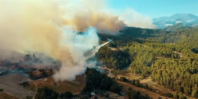 Bakan Yumakl� a��klad�: Seydikemer yang�n� kontrol alt�nda