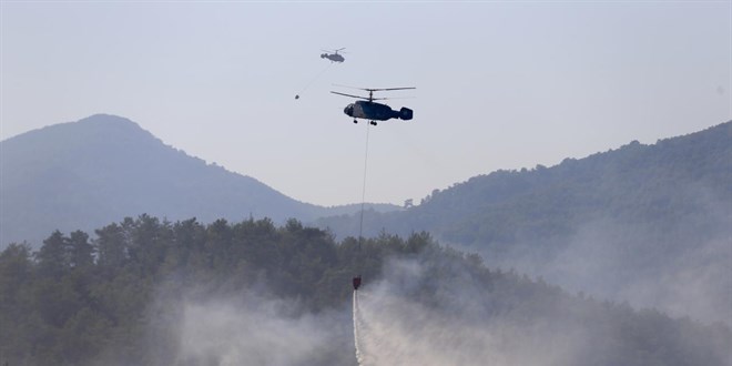 Bakan Yumakl�: Fethiye'deki orman yang�n� tamamen kontrol alt�na al�nd� - Son Dakika Haber