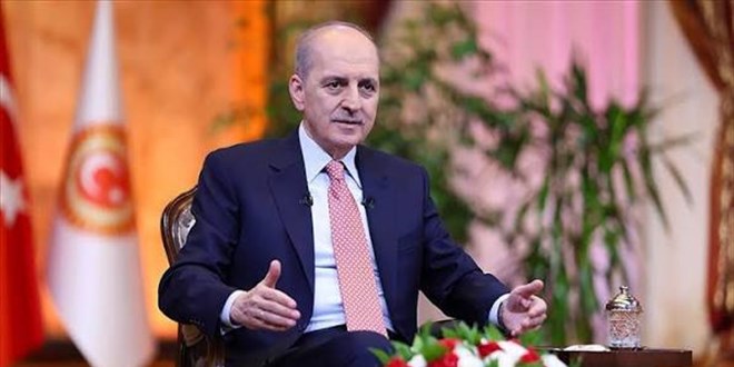 Numan Kurtulmu� '�er�eve yasa' i�in imza att� - Son Dakika Haber