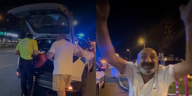Ehliyetsiz ve alkoll� s�r�c�den ilgin� itiraf: Bomba gibiyim, iki �i�e alay�m dedim