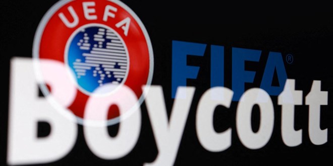 UEFA, FIFA organizasyonlar�n� boykot karar�ndan geri ad�m atmad� - Son Dakika Haber