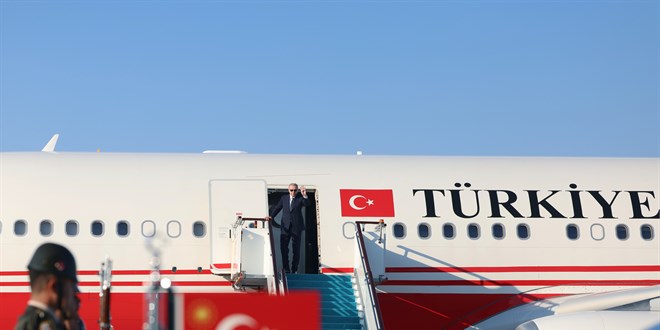 Cumhurba�kan� Erdo�an Suudi Arabistan'a hareket etti