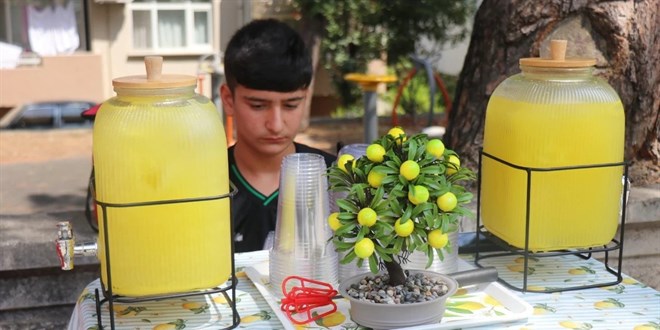 14 ya��ndaki giri�imci limonata satarak 1 ayda asgari �creti ��e katlad� - Son Dakika Haber