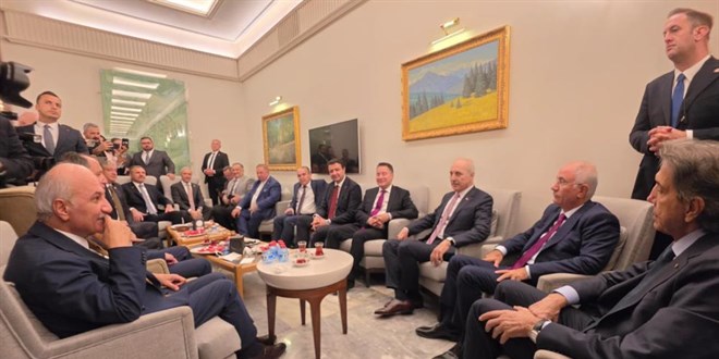 TBMM Ba�kan� Kurtulmu�'tan kulis ziyareti