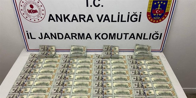 Ankara'da dev sahte para operasyonu: 80 bin dolar ele ge�irildi