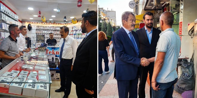 �Y� Parti Milletvekili Kayalar, Sar�kaya'da esnaf ve vatanda�larla bir araya geldi