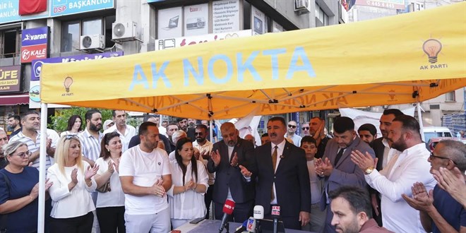 �zmir'de CHP ve di�er partilerden 500 ki�i AK Parti'ye kat�ld� - Son Dakika Haber