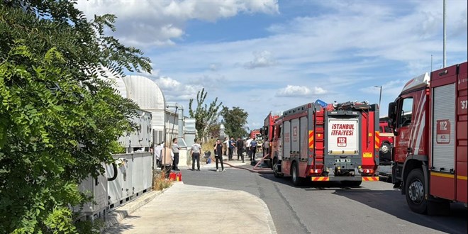 �stanbul'da hastane bah�esinde yang�n - Son Dakika Haber
