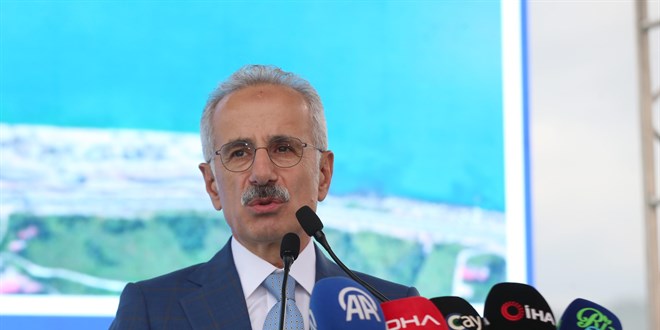 Bakan Uralo�lu: �aml�hem�in T�neli a��ld�, �yidere Liman�'nda kritik e�ik a��ld�