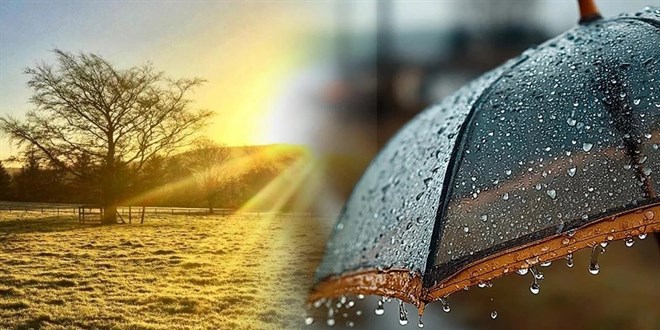 Termometreler y�kselirken bir yandan da ya�mur geliyor