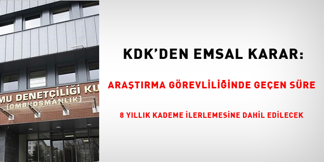 Ara�t�rma g�revlisi olarak ge�irdi�i s�reler, 657 say�l� Kanunun 64'�nc� maddesinde �ng�r�len sekiz y�ll�k s�renin hesab�nda De�erlendirilir mi? - Son Dakika Haber