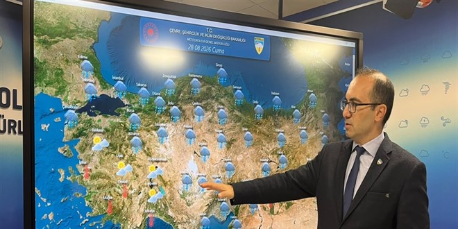 Meteoroloji iki g�n i�in uyard�: S�caklar yerini ya���a b�rak�yor