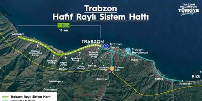 Trabzon Rayl� Sistem Hatt�'n�n temeli 1 Eyl�l'de at�l�yor - Son Dakika Haber