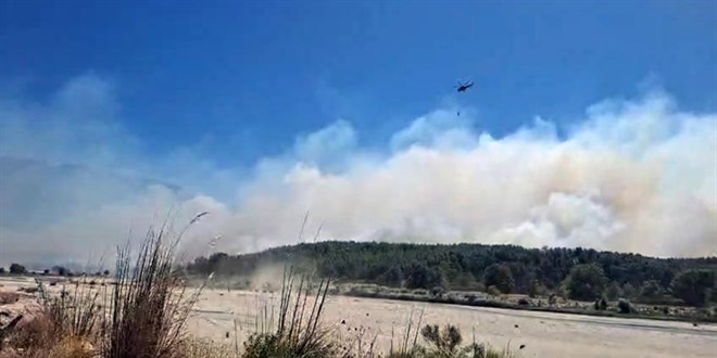 Yangının tehdit ettiği Saklıkent kanyonu ziyaretçilere kapandı