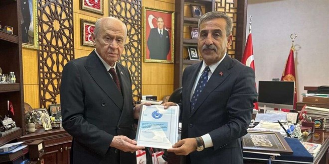 Bah�eli, T�rkiye Kamu-Sen Genel Ba�kan� Kahveci'yi kabul etti - Son Dakika Haber