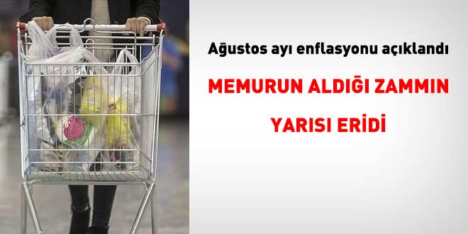 Memur zamm�n�n yar�s� daha ilk iki ayda eridi