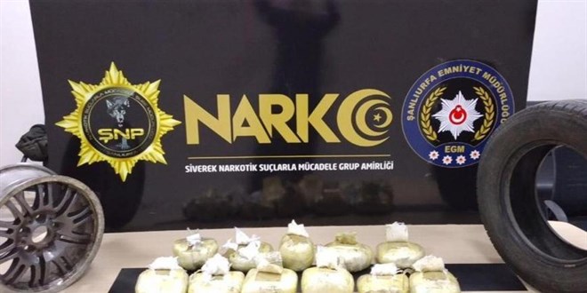 �anl�urfa'da 9 kilo 550 gram skunk ele ge�irildi. 4 ki�i tutukland� - Son Dakika Haber