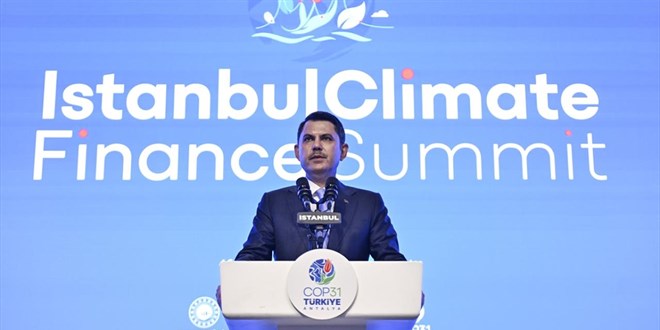 Bakan Kurum: �klim finansman� maliyet de�il, stratejik yat�r�m