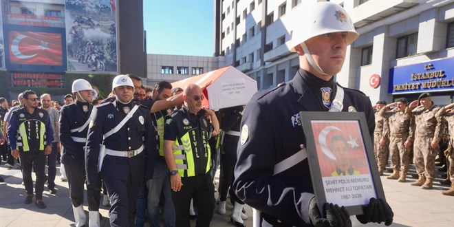 �ehit polis memuru Mehmet Ali Topatan son yolculu�una u�urland - Son Dakika Haber