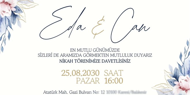 Dijital nikah davetiyelerinde 'nezaketsizlik' d�nemi - Son Dakika Haber