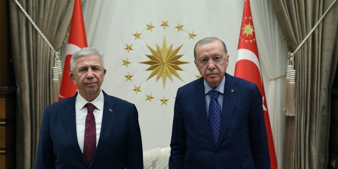 Cumhurba�kan� Erdo�an, Mansur Yava�'� kabul etti