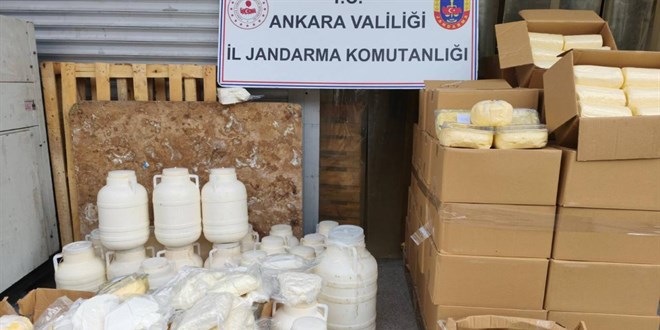 Halk sa�l���n� tehlikeye atan 838 kilogram s�t �r�n� imha edildi - Son Dakika Haber