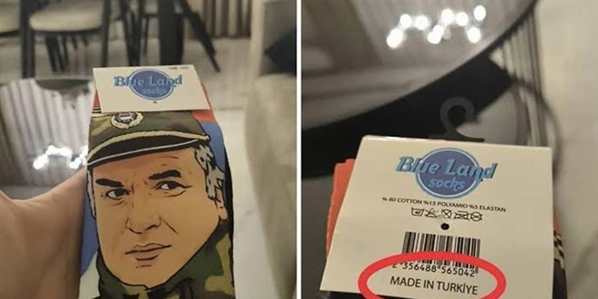 Bakanl�ktan 'Bosna Kasab�' bask�l� �orap g�rseline su� duyurusu - Son Dakika Haber