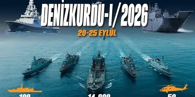MSB'den 100 gemi ile 'Denizkurdu-I/2026 Tatbikat�' - Son Dakika Haber