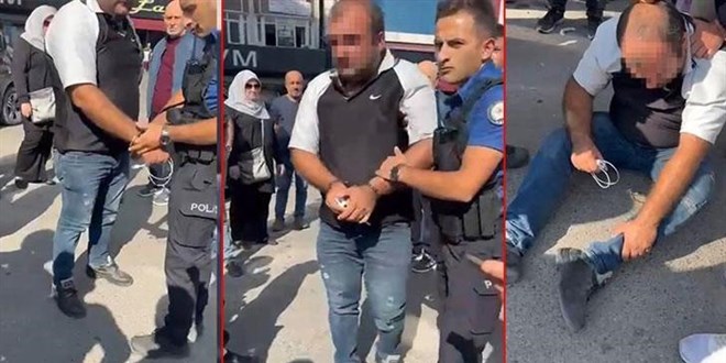 Zonguldak'ta taciz skandal�! Vatanda�lar ��pheliyi darp etti - Son Dakika Haber