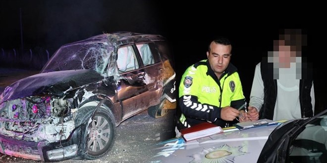 �zinsiz ald��� ara�la kaza yapt�! 2 ki�i yaraland� - Son Dakika Haber