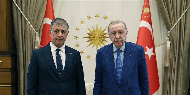 Erdo�an, �zmir B�y�k�ehir Belediye Ba�kan� Tugay'� kabul etti - Son Dakika Haber