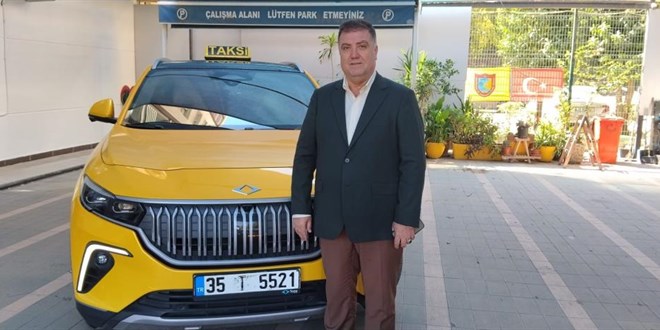 �zmir'de ilk TOGG taksi yollarda