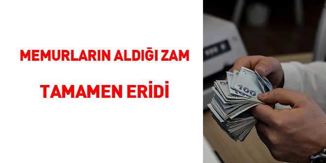 Enflasyon a��kland�: Memur zamm�ndan geriye y�zde 1,35 kald� - Son Dakika Haber