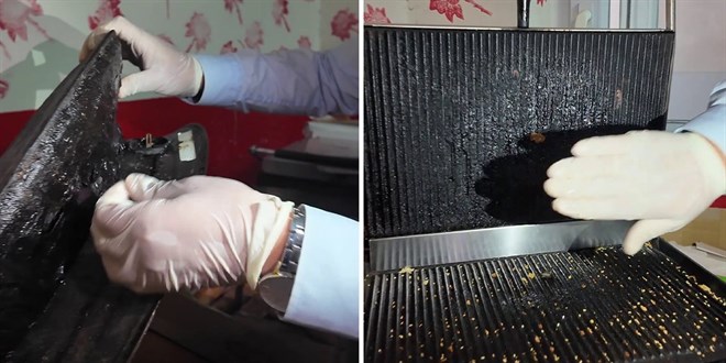 Okul kantinlerinde mide buland�ran g�r�nt�ler: 1 y�l ge�mi� d�ner sat���
