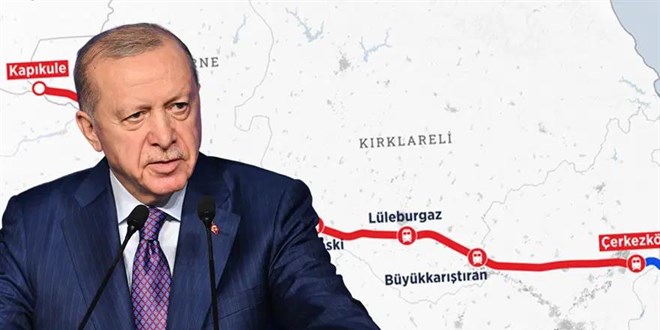 Erdo�an a��klad�: Halkal�-Kap�kule aras� 1 saat 30 dakikaya d��ecek