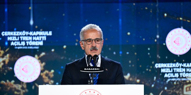 Bakan Uralo�lu: H�zl� trenin do�rudan ula�t��� il say�s� 14'e y�kseldi