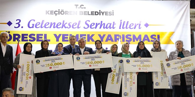 Ke�i�ren'de d�zenlenen 'Serhat �lleri Y�resel Yemek Yar��mas�'nda �d�ller sahiplerini buldu