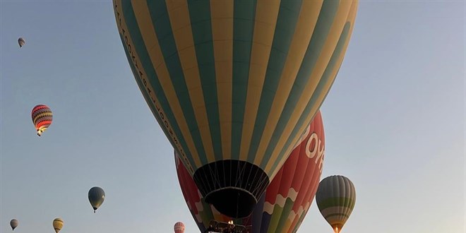 Kapadokya'da balonlar Gazze i�in havaland� - Son Dakika Haber