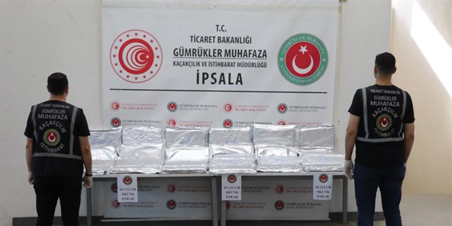 �psala S�n�r Kap�s�'nda 65 kilo uyu�turucu ele ge�irildi - Son Dakika Haber