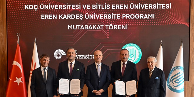Ko� �niversitesi ile Bitlis Eren �niversitesi karde� oldu - Son Dakika Haber