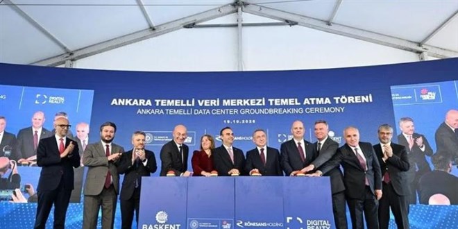 Ankara Temelli Veri Merkezi'nin temeli at�ld�