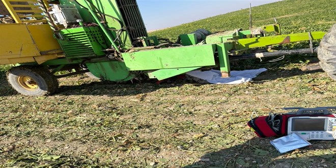 Pancar s�kme makinesine s�k��an 50 ya��ndaki kad�n �ld� - Son Dakika Haber