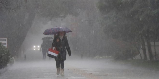 Meteoroloji'den kuvvetli ya��� uyar�s�