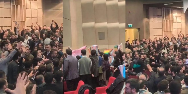 �stanbul Barosu Genel Kurulu'nda yumruklar konu�tu