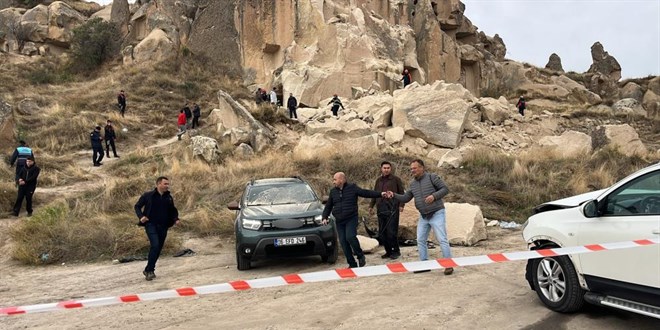 Kapadokya'da peribacas� y�k�ld�: 2 ki�i hayat�n� kaybetti - Son Dakika Haber